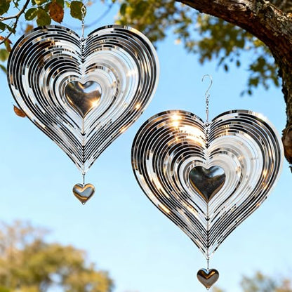 Wind Spinner 12-Inch Garden & Yard Decor, Birthday Gift for Mom - size: 2
