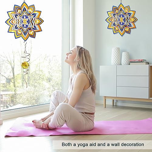 Wind Spinner Mandala Starry Sky Design, Mandala Decoration & Gift - color: Mandala Starry Sky
