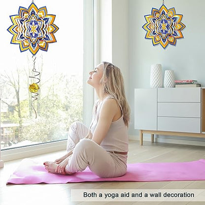 Wind Spinner Mandala Starry Sky Design, Mandala Decoration & Gift - color: Mandala Starry Sky