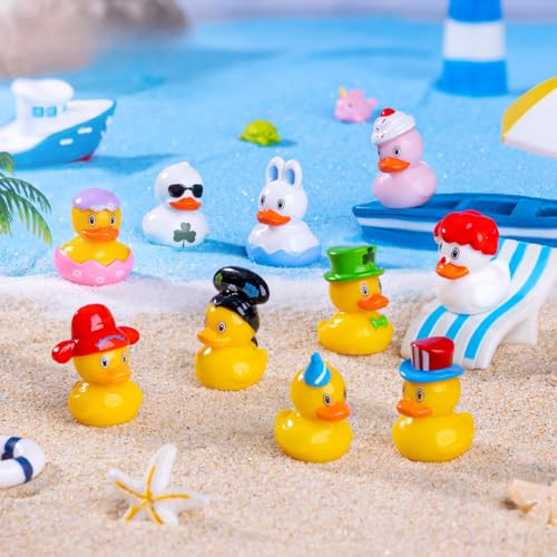 EMiEN 8 PCS Easter Styles Duckling,Miniature Ornament - color: 8 Pcs Easter Styles Duckling