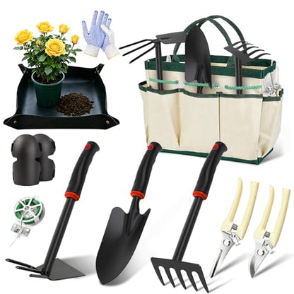 Gardening Tools, 10PCS Garden Hand Tools for Gardening