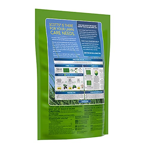 Scotts Turf Builder Starter Food for New GrassFL, 3.27 lbs, 1,000 sq. ft. (Pack of 12) - size: 1,000 sq. ft. (Pack of 12), style: Florida