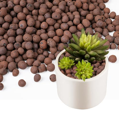 10 lbs LECA Clay Pebbles for Plants, 4-16mm Lightweight Clay Balls