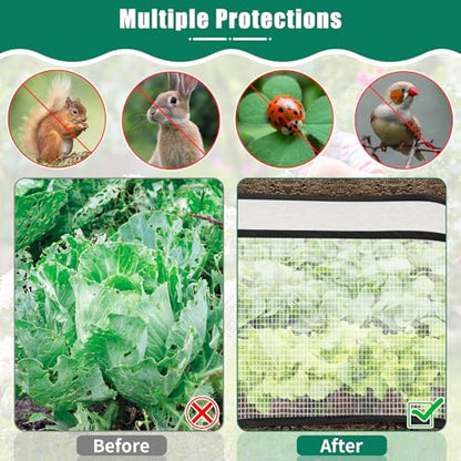 Garden Covers for Raised Beds, 45"X22"X16", Freeze Protection - size: 1Pack