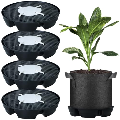 Self-Watering Fabric Pot Base for Indoor Plants, Auto Watering Saucers