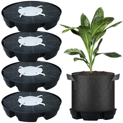 Self-Watering Fabric Pot Base for Indoor Plants, Auto Watering Saucers