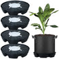 Self-Watering Fabric Pot Base for Indoor Plants, Auto Watering Saucers