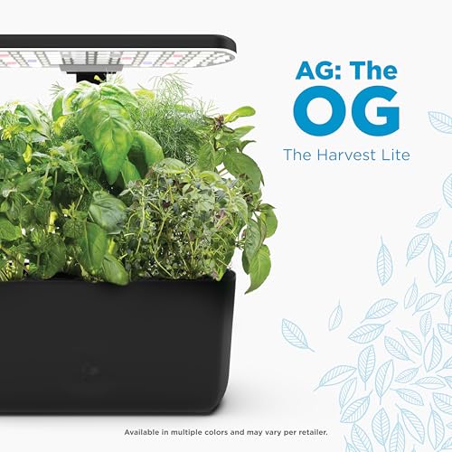 AeroGarden Harvest Lite, Black - color: Black, style: Harvest Lite