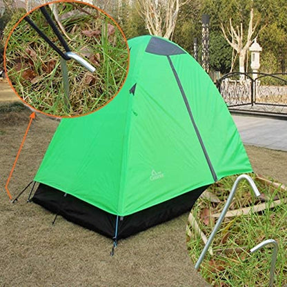 MySit Tent Stake 9 Inch 30 Pack Heavy Duty Anti-Rust Ground Stakes