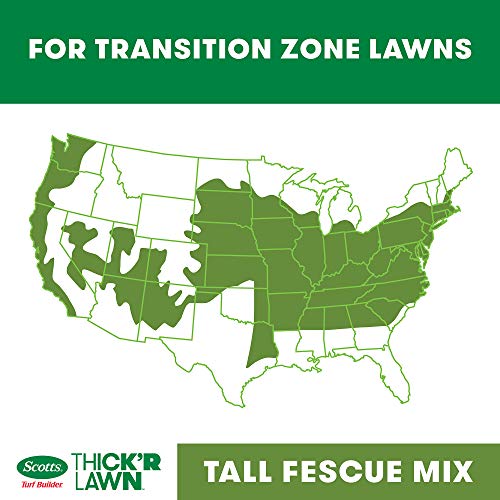 Scotts Turf Builder Thick'R Lawn Tall Fescue Mix, 40 lbs. - size: 40 lb.