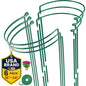 6 Pack Plant Support Stakes – Peony Cages and Supports –10" W x 16" - 24" H - size: 6 Pack (up to 24")