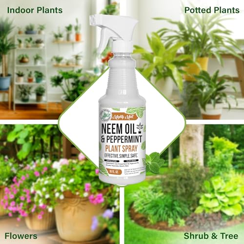 Mighty Mint Neem Oil & Peppermint Plant Nutrient Spray, 16 oz - size: 16 fl oz
