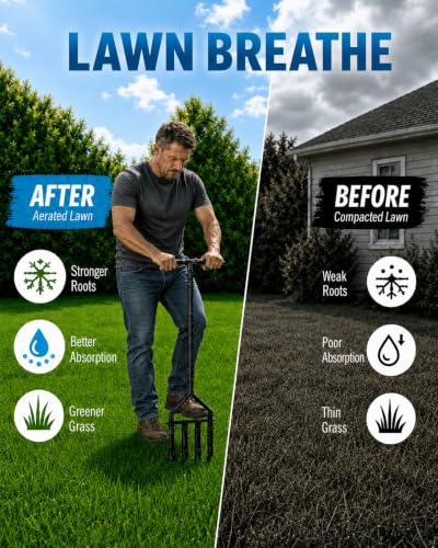Manual Lawn Coring Aerator