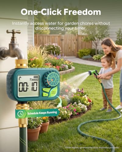 Newentor Brass Sprinkler Timer for Garden Water Hose