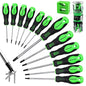 SWANLAKE Magnetic Torx Screwdriver Set - 13 Pieces - T5 to T40 Star Screwdrivers - style: 13-Piece Torx Screwdriver Set