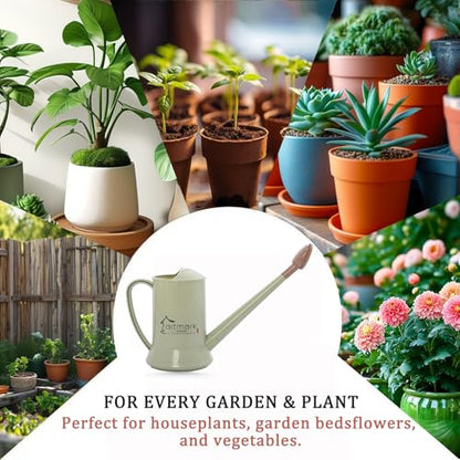 Watering Can 2L for Indoor & Outdoor Houseplants - color: Green