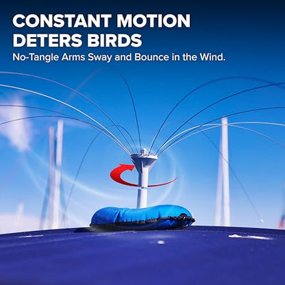 Bird B Gone Bird Spider 360, 2ft, Bird Deterrent for Boats, Docks & Roofs - size: 2 Foot