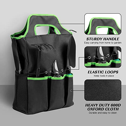 9 PCS Garden Tool Set Gardening Tool Kit Gardening Hand Tools & Storage Bag