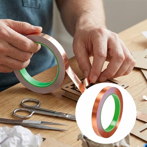 Copper Tape for Slugs, 1/2inch 65feet Copper Tape Conductive Adhesive