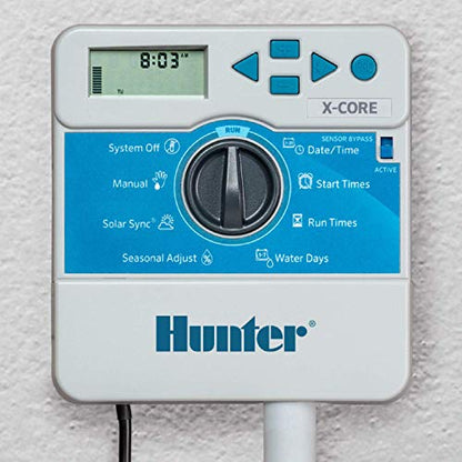 Hunter X-Core XC600i Indoor Sprinkler Timer, 6 Zone Irrigation Controller