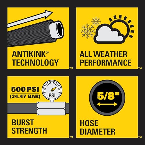 Stanley BDS6651 Fatmax Professional Grade Water Hose, 75' x 5/8" - size: 75 Ft