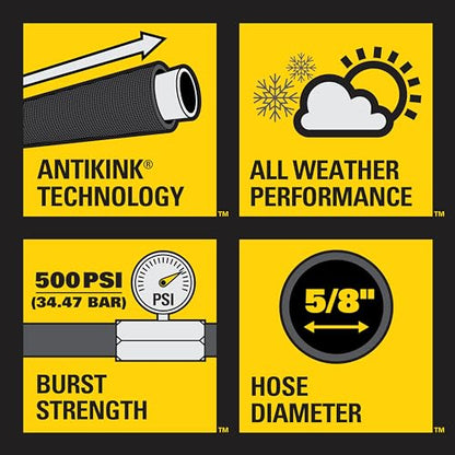 Stanley BDS6651 Fatmax Professional Grade Water Hose, 75' x 5/8" - size: 75 Ft