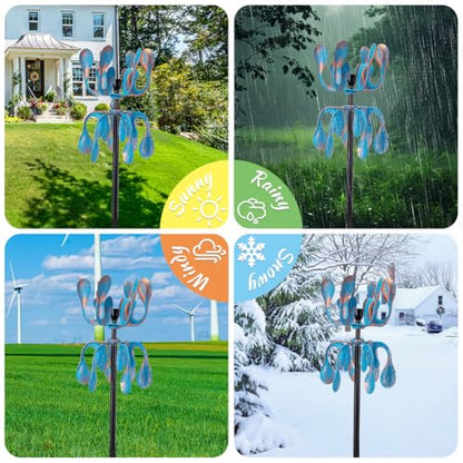 Wind Spinners Outdoor Metal Wind Spinner 360 Degrees Rotating