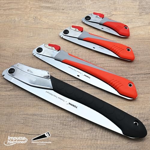 TONMA 14" Professional Folding Hand Saw Made in Korea, Large Teeth, TDE-637 - size: 14 inches (360mm)