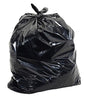 Aluf Plastics 60 Gal Black Coreless Roll Trash Bags, E-Z Tie (Pack of 100) - style: 55-60 Gal, 1.25 Mil Equiv, 100 Count