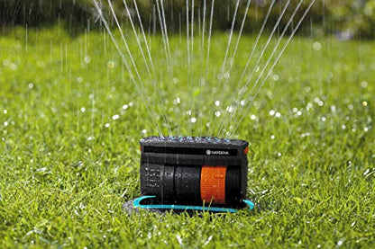 Gardena OS 140 pop-up Rectangular Sprinkler: Sprinkler System for Square and Rectangular Areas up to 140 m² in Size, Fitted Flush to The Ground (8223-20)