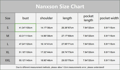 Nanxson Cobbler Aprons for Women with Pockets Smock Apron with Buttons - color: Black, size: X-Large