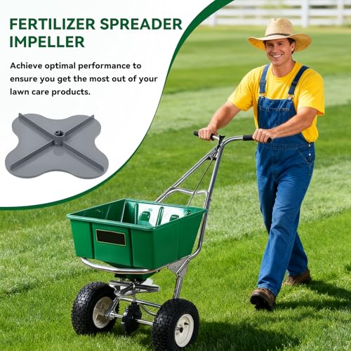 Fertilizer Spreader Impeller for Lesco 030317 101186, 705699, 091186 Spreader Replacement