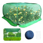 Pop Up Plant Netting Cover 40×40×20” Shade Mesh Cage Shade Top + Mesh Side - size: 100*100*50 1PCS