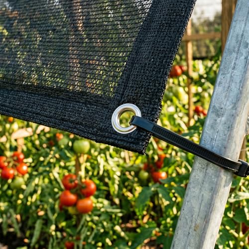 ShadeMart 50% Black Sun Shade Cloth 12' x 24' UV Block for Garden Plants - color: Black, size: 1 2' X 2 4'