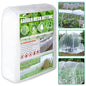 SnugNiture Garden Netting, Ultra Fine Mesh, 10x50FT, White, Easy to Install - size: 10X50FT
