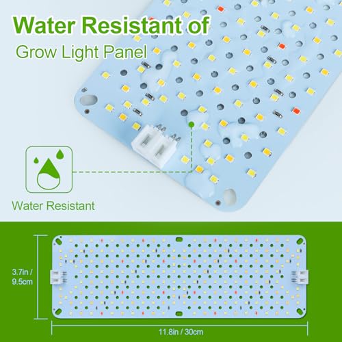 4-Pack Panel Grow Lights for Seed Starting,Veg, Bonsai,Seedling - size: Panel Grow Light(4Pack)