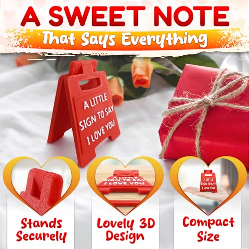 A Little Sign to Say I Love You, 3D Design, Card & Envelope Included - color: Mini Love Sign