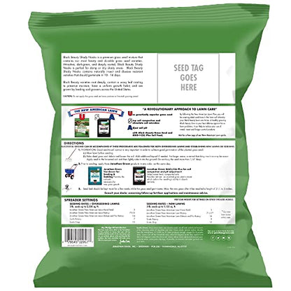Jonathan Green Black Beauty Shady Nooks Grass Seed - 3 lb - size: 3 lb