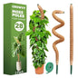 2 Pack Bendable Moss Pole, 28" DIY Shape Monstera Plant Support - size: 2-Pack (28 in)