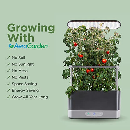 AeroGarden Harvest XL Indoor Garden Hydroponic System, White