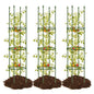 3 Pack 59 Inch Height Adjustable Tomato Cages for Garden - color: Green