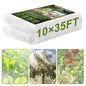 10×35 FT Garden Netting, Ultra Fine Mesh Pest Barrier, Plant Covers Row Cover for Vegetables Fruits Flowers, Greenhouse Raised Bed Screen Protect Plants from Birds Bugs - size: 10×35FT