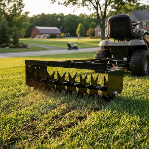 8 Pin Lawn Aerator, 32" Tow Behind Spike Aerators