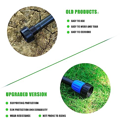 5 Pcs 3/4" to 1/2" Drip Irrigation Tubing Faucet Adapter - size: 3/4 Inch to 1/2 Inch Adapter