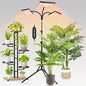 FECiDA High Output Tall Grow Lights for Indoor Plants with Stand and Timer - size: 3-Head
