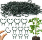 Hysagtek Plant Clips 200 Pcs Garden Clips Plant Support Clips for Climbing Plants Vine Fixing Clips for Plants Stem Support Tomatoes Cucumbers Flowers (L+M+S) - size: L+M+S