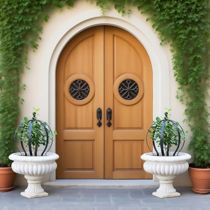 12.6x17.5 Inch Garden Obelisk, 2-Pack Outdoor Topiary Frame - color: 2 Pcs, size: 12.6"x17.5"