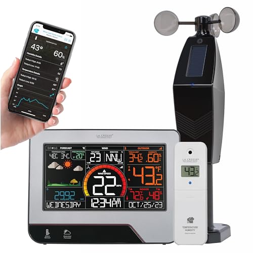La Crosse Technology V23-WTH Wi-Fi Professional Color Wind + Weather System