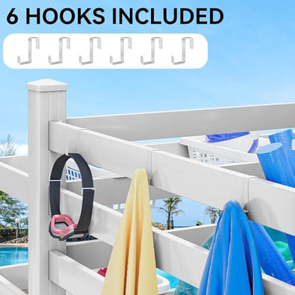 YITAHOME 64" W x 47" L x 39" H Poolside Deckbox Storage Organizer with 6
