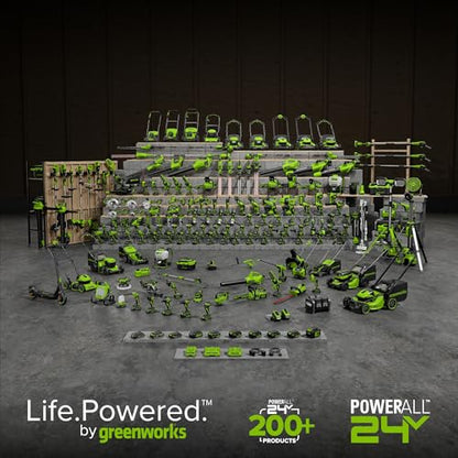 Greenworks 24V 12 in Cordless String Trimmer, 10 Blades, Tool Only - style: 12" NEW (Bare Tool)